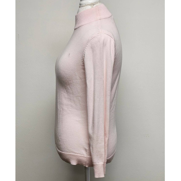 Light Pink Lauren Ralph Lauren Cotton Pullover Sweater - Picture 3 of 9